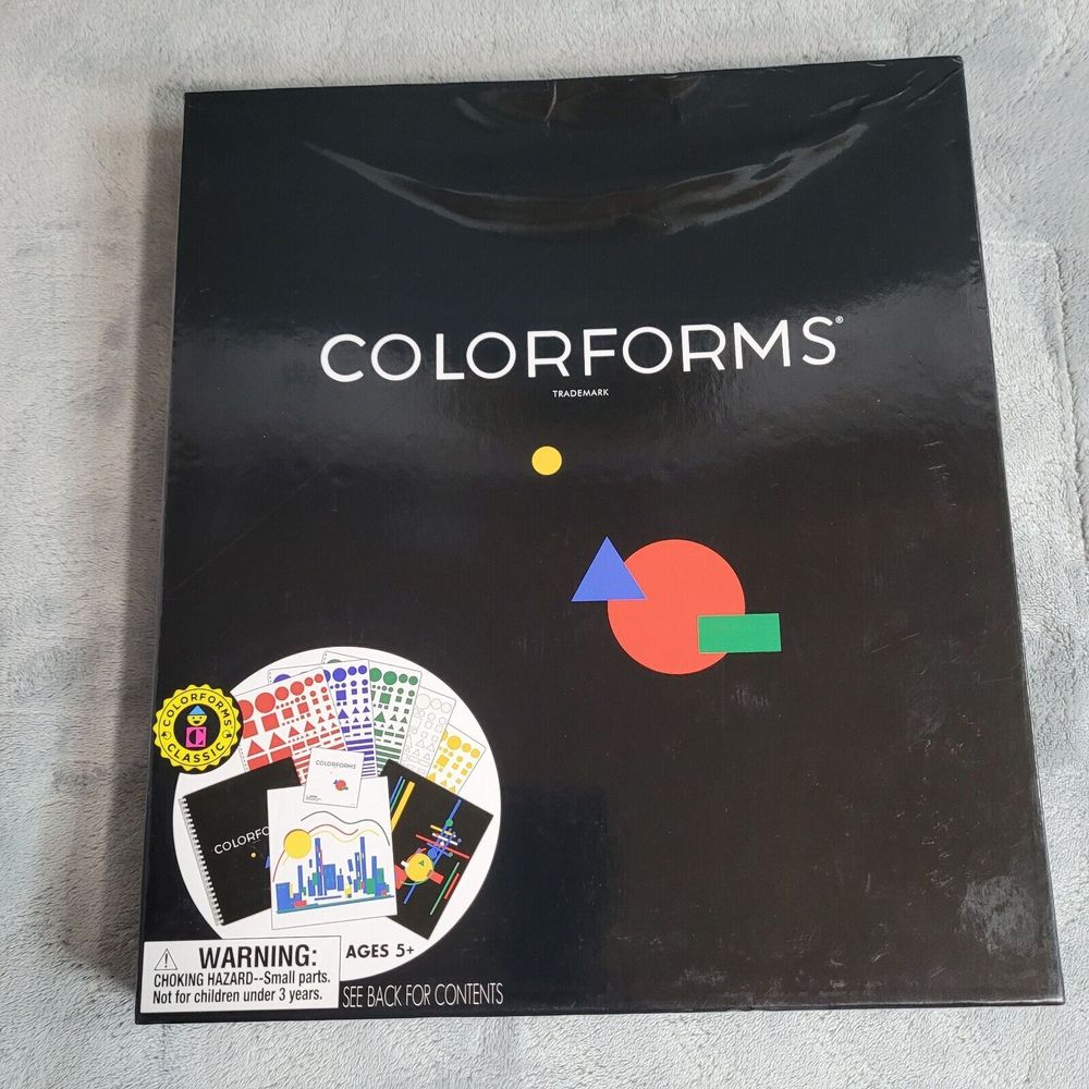 Colorforms Original Set With Spiral Bound Activity Book~New Open Box 2020 #02734